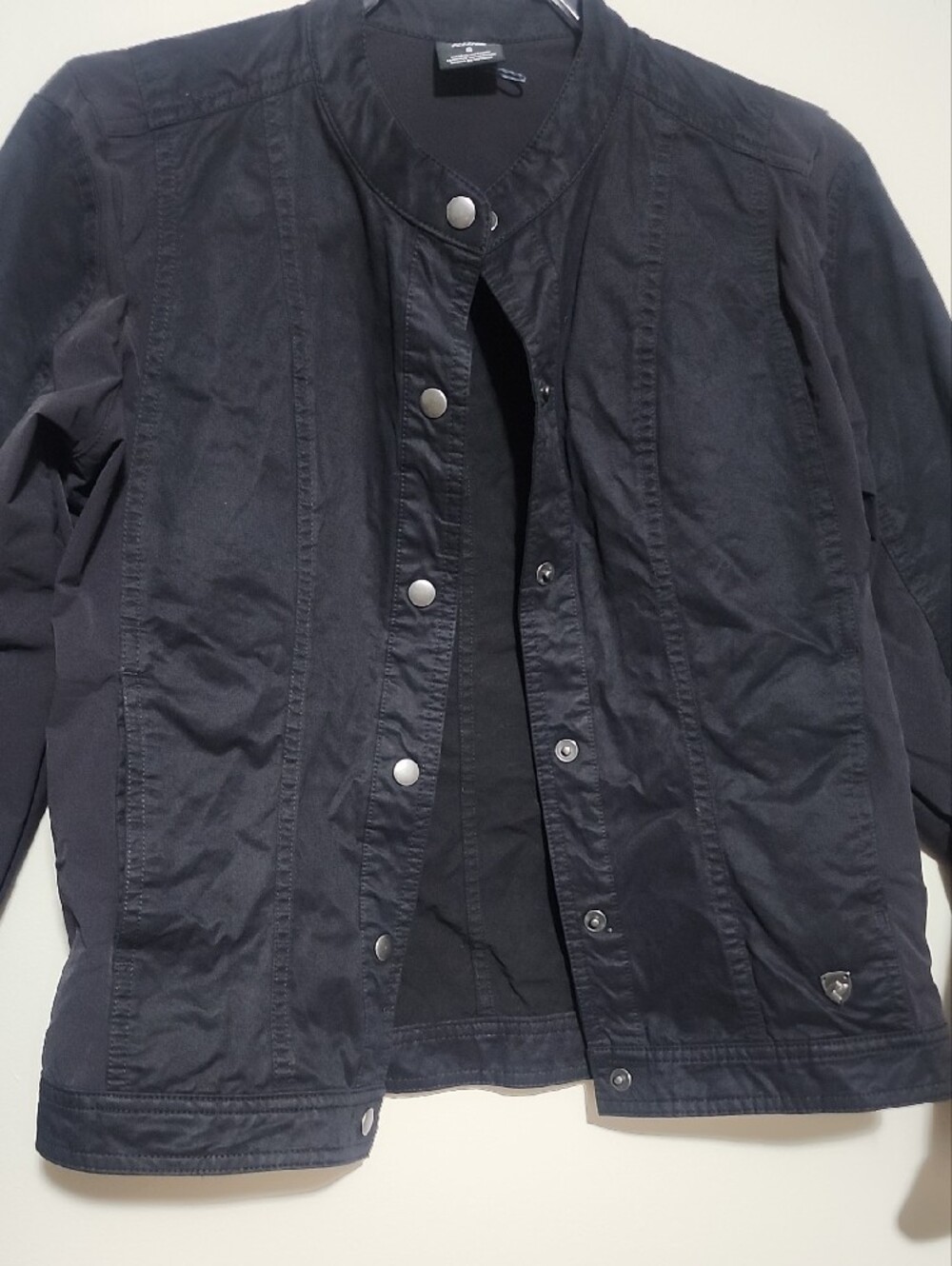EUC Kuhl Luna Trinity Black Moto Utility Jacket Outdoor Lightweight Casual Gorp - Picture 4 of 11